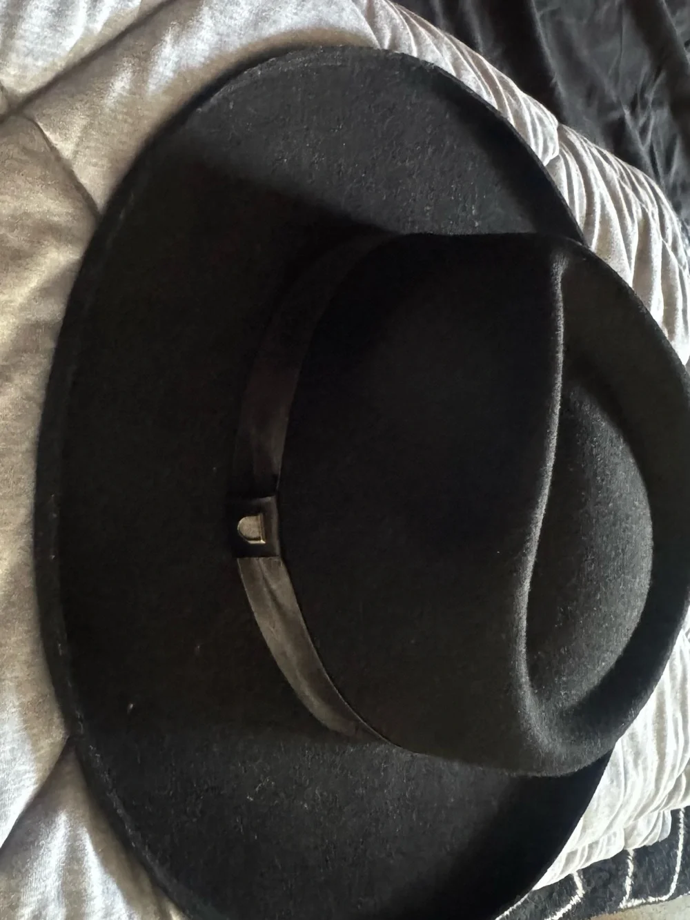 Brixton VICTORIA Black Wide-Brim Fedora Hat